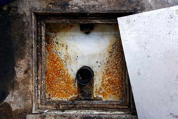 neglecting grease trap cleaning can lead to foul odors, clogs, and even sewage backups in your kitchen
